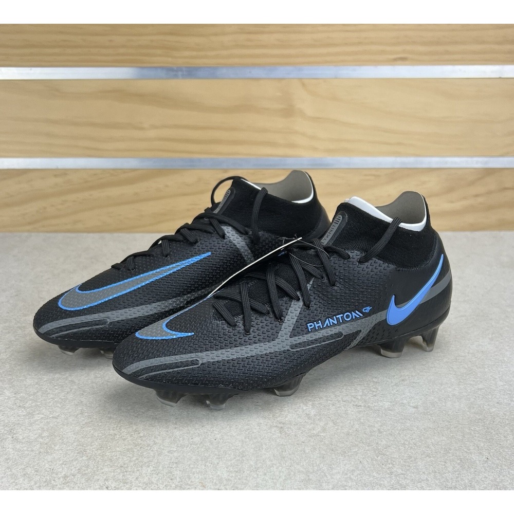 Nike Phantom GT2 Elite DF FG Black Grey Soccer Cleats CZ9889 004 Mens Size 8 - Picture 8 of 12